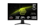 MSI MAG 276CXF Gaming Monitor 27" FHD 1500R Curved Display | VA Panel | 280Hz Refresh Rate | 80% Adobe RGB, 78% DCI-P3 & 102% sRGB | 1.07B Display Colors | 0.5ms Response Time | 2 x HDMI 2.0b & 1 x DP 1.4a | 1 Year Warranty