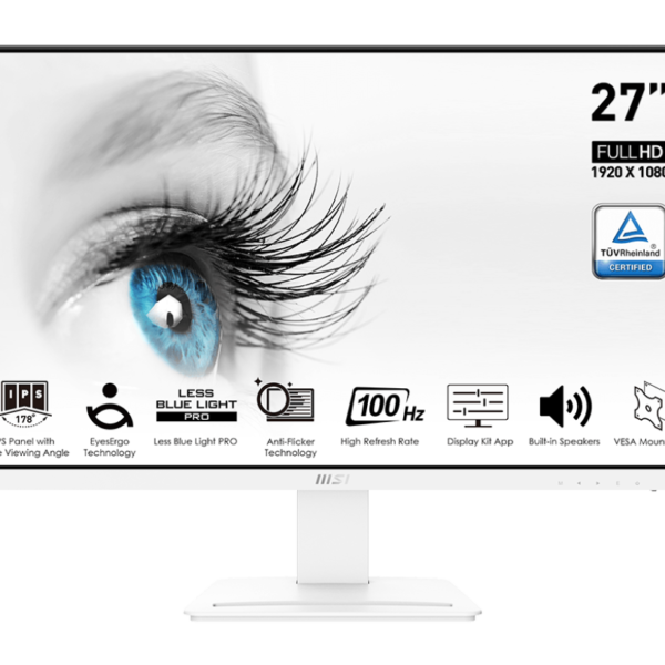 Msi Pro MP273AW 27" | 100Hz | 1ms | IPS Panel | FHD | 106% sRGB | Gaming & Business Productivity Monitors