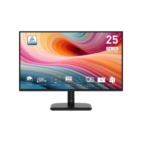 MSI PRO MP251L E2 25" | IPS Panel |120Hz | FHD | 99% sRGB | HDMI & VGA Port | 1-Year Warranty