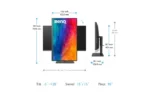 BenQ PD3205U Designer Monitor 31.5" 4K UHD IPS Display | 5ms | 1.07B Colors | 99% sRGB, 99% Rec.709 | 1 xHDMI 2.0, 1 xDP 1.4,1 xUSB-C | Tilt, Swivel, Pivot & Height Adjustable | HDR10 | Picture-in-Picture | 1 Year warranty - Image 4